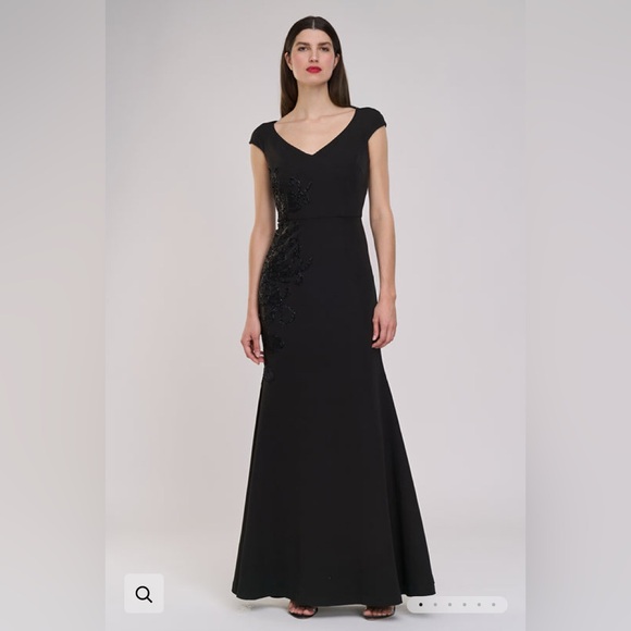 JS Collections Black Maxi Dress - Picture 1 of 8